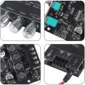 ZK-502T TPA3116D2 Bluetooth-compatible 5.0 Subwoofer Amplifier Board 2.0 Channel High Power Audio Stereo 2*50W Bass AMP.