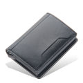 New Rfid Men Card Wallets Small Card Wallets Carbon Fiber Mini Men's Wallet High Qaulity PU Leather Slim Male Purses. 