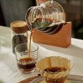 Glass Coffee Pot Set Sharing Pot Filter Free Paper Filter Cloud Pot American Drip Pot Reusable Coffee Utensils.