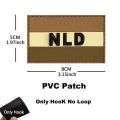 Netherlands Flag  Emblem Applique,PVC Dutch Flag Sticker,Holland Badge IR Reflective Patches for Backpack,Vest ,Clothing. 