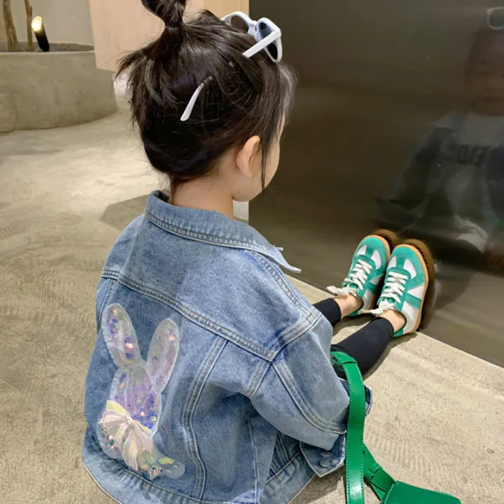 1%202%203%204%205%206%208%2010%20Years%20Girls%20Denim%20Jacket%20Cute%20Rabbit%20Spring%20Autumn%20Fashion%20Little%20Princess%20Baby%20Coat%20Birthday%20Gift%20Kids%20Clothes%20-%20Image%203