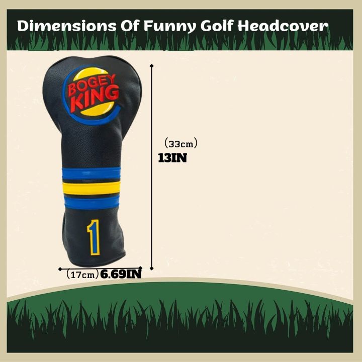 Golf%20Head%20Covers%20for%20Driver,%20Bogey%20King%20Premium%20Golf%20Club%20Head%20Covers%20with%20Soft%20Lining%20,Great%20Golf%20Accessories%20for%20DAD%20-%20Image%205