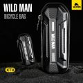WILD MAN Hard Shell Bicycle Bag Rainproof Bike Repair Tools Bag Road Cycling Bag Mtb Frame Bag. 