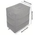 1pc Inflatable Foot Rest Pillow For Travel Portable Adjustable Three Layers Height Stool For Foot Rest Leg Cushion Pillow.
