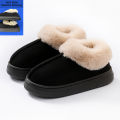 Winter Women Shoes Fashion Snow Boots Fluffy Plush Faux Fur Soft Slippers Outdoor Indoor Comfortable Warm Home men's Shoes.