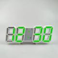 Creative 3d Stereo Mini Clock Led Digital Clock Wall Clock Desk Desk Clock Alarm Clock Living Room Clock Diy. 