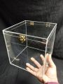 Customize Gifts Box Acrylic Plastic Size 8x8x8. 