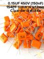 (Pack of 5 pieces/10 pieces) c0.15uf450v c0.15uf 0.15 V 154pf 450v C 450 UF 450v Orange c150nf 154pf cbrima Italy orange pin away 12mm authentic New c0.15uf450v C 0.15uf450v c0.15uf 450v 154j450 150nf 450v c150nf 450v C 150nf450v C 150nj450v C 150nj. 
