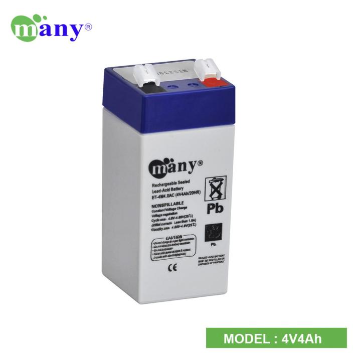 Lead Acid Battery 4V 4Ah Sealed Battery For LED Light Small Weight Scales Toy Car