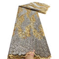 African Velvet Lace Fabric 2026 High Quality Sequins Velvet Lace Fabric Nigerian Lace For Sewing Women Wedding Dresses.