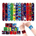 12/36Pcs Spiderman Braclet Party Favor Kids Spidey Birthday Party Supplies The Avenger Slap Bracelets Classroom Toys Wrist Bands. 