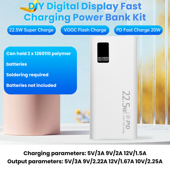 Ultra-big%20Capacity%20DIY%20Power%20Bank%20Shell%205V%209V%2012V%205A%20USB%20PD%2022.5W%20Type-C%20Super-Charge%20VOOC%20Battery%20Cells%20-%20Image%203