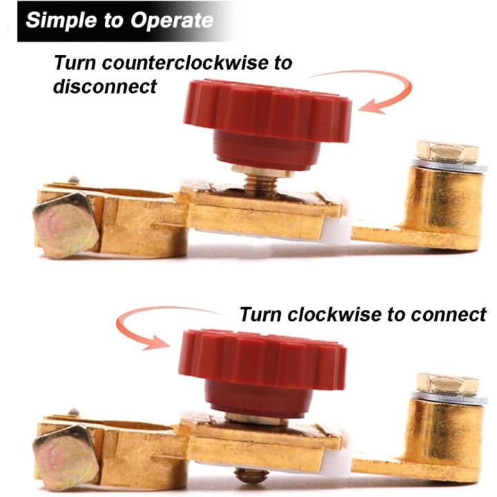 Terminal link Battery Disconnect Switch Durable 12V Battery Cut Off ...