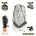 1Pc Ultra Large & Long Extra Fine Holes Mesh Soft Durable Fly Screen Premium Mosquito Insect Head Net Face Protector Camping Cap.