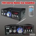 Leli AC/DC Bluetooth Audio Amplifier, AUX, USB Connectivity, Professional Stereo. 