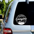 Outdoor Camping Scene Reflective Car Stickers For RV SUV Auto Body Window Windshield Rear Trunk Bumper Decals Accessories. 
