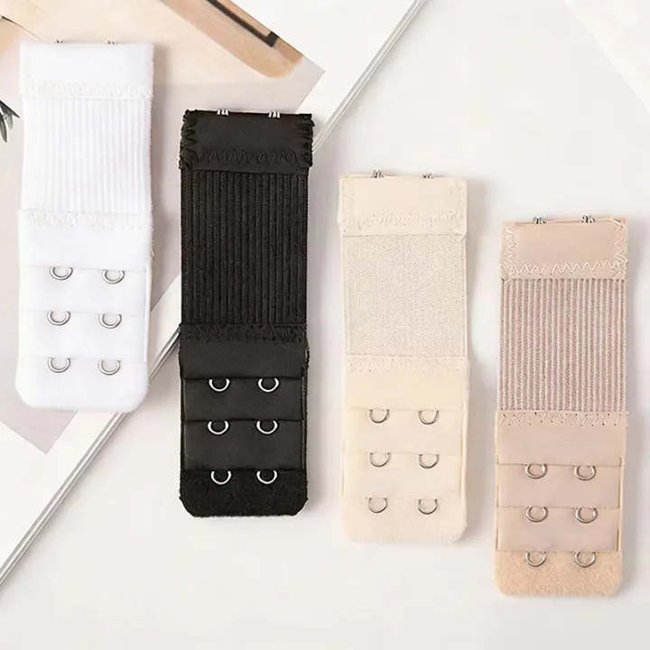 3%20PCS%20Women's%20Bra%20Extenders%203/2%20Hooks%20Stretchy%20Bra%20Extension%20Strap%20Elastic%20Bra%20Band%20Hook%20Bra%20Strap%20Extender%20Bra%20Extenders%20-%20Image%204