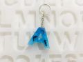 RESIN LETTER KEYCHAIN. 