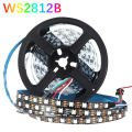 RGBIC Smart LED Strip WS2812B WS2812 5050 Individually Addressable IC 30/60/144Pixels/Leds/m Light DC5V Black IP30/67 Waterproof. 