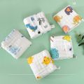 1/3Pcs Baby Towel Face Washcloth Muslin Squares Cotton Hand Wipe Six Layers Gauze for Bathing Feeding Kids Handkerchief 25x25cm.