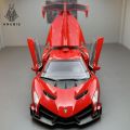 1:24 scale LAMBORGHINI VENENO diecast model car lights sound pull back. 