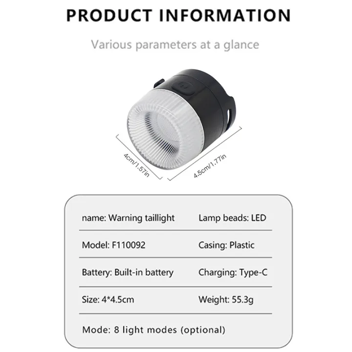Bicycle%20Warning%20Taillight%208%20Light%20Modes%20Type-c%20Charging%20Road%20Bike%20Taillight%20High%20Brightness%20Bike%20LED%20Lamp%20Bicycle%20Rear%20Lights%20-%20Image%202