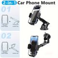 Car Phone Holder for Cars, Suction Cup Style Air Vent Navigation Bracket, Mounting Clip for Inside the Car. 