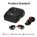 HZTZ mini label printer portable handheld thermal printer mini barcode QR code sticker receipt  jewelry cable label. 