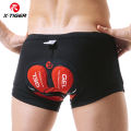 X-Tiger Cycling Shorts Breathable Mesh Shockproof Cycling Underwear 5D Pro Thickened Gel Pad Cycling Shorts.