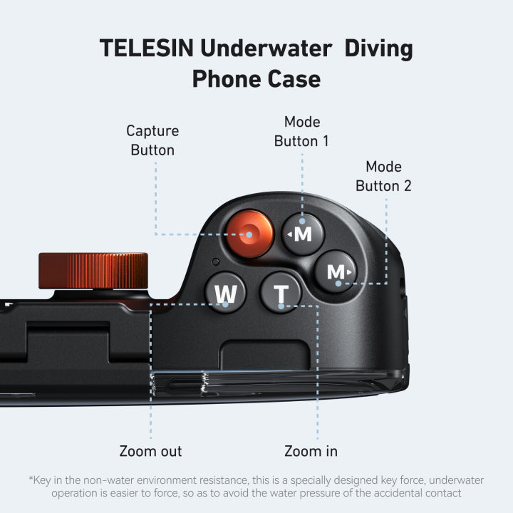 TELESIN%20Diving%20Waterproof%20Phone%20Case%20Universal%20Phone%20Camera%20Shoot%20Hand%20Grip%20Holder%20Shooting%20Aid%20Remote%20Control%20Handle%20-%20Image%204