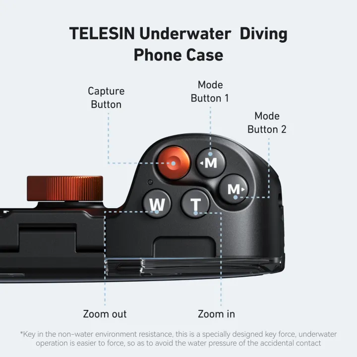 TELESIN%20Diving%20Waterproof%20Phone%20Case%20Universal%20Phone%20Camera%20Shoot%20Hand%20Grip%20Holder%20Shooting%20Aid%20Remote%20Control%20Handle%20-%20Image%204