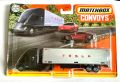 Tesla Roadster & Tesla SEMI & BOX TRAILER Matchbox Convoys Diecast Metal Truck & Car. 