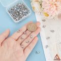 Lobster Clasps Stainless Steel Silver Connector for DIY Crafting Findings, Gold Lobster Claw Clasp for Handmade Necklace, Bracelet Jewelry Making Accessories Fastener Hook. 