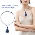 Excefore EMS Neck Massager | Portable Electric Neck Massage Device with 15 Intensity Levels | EMS Acupoint Massage & Relaxation Tool for Neck | Blue. 