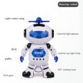 ELECTROPRIME EE43 Dancing Gift Red Smart Robot Toy Kids Robots Flashing Dancing Robot Toy|Baby Walking Toy with LED Lights Flashing and Music for Boys and Girls||Dancing Robot Toy With 3D Light. 