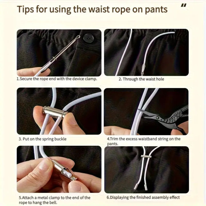 2M%20Strong%20Elastic%20Band%20Sweatpants%20Waist%20Drawstring%20Strap%20With%20Threading%20Device%20,Cord%20Lock%20Stopper%20DIY%20Sewing%20Band%20Accessories%20-%20Image%206