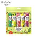 Plant Fruit Extract Moisturizing Set Moisturizing Autumn and Winter Skin Care Anti-Drying Souvenir Hand Cream Set-5pcs set. 