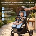 Car Seat Baby Cooling Pad for Summer Breathable Stroller Cooler Pad Universal Multifunctional Carseat Cooling Mat for Baby Child. 
