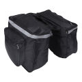 25L Double Side Bike Rack Bag Waterproof Mountain Road Bicycle Bike Rack Rear Seat Tail Carrier Trunk for Short-distance. 