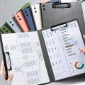 A4 Folders Board Test Paper Folder Data Storage Bag File Storage Documents Organizer Clipboard With Cover For Student Stationery.
