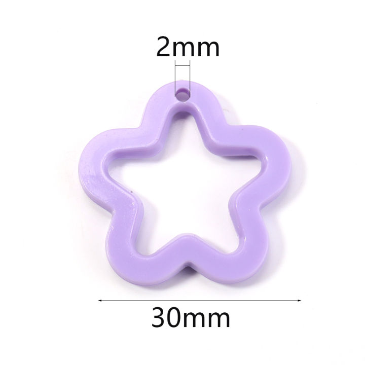 30pcs/lot%20Colorful%20Acrylic%20Star%20Pendants%2030mm%20Hollow%20Stars%20Charms%20Pendant%20Loose%20Spacer%20Bead%20For%20DIY%20Jewelry%20Making%20Keychain%20-%20Image%204