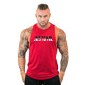 Running Vests Gym Bodybuilding Sleeveless Shirt Men's Fitness Tank Tops Workout Muscle Stringer Cotton Breathable Singlet.