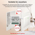 Tuya Smart Dry Contact Switch Module DC5V/12-48V AC110-240V DIY Breaker Relay Compatible with Alexa  Home. 
