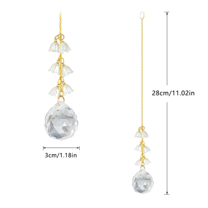 2pcs%20Lily%20of%20the%20Valley%20Sun%20Catcher%20Crystal%20Sun%20Catcher%20Car%20Hook,%20Car%20Pendant,%20Flower%20Bead%20Pendant,%20Room%20Decor,%20Home%20Decor%20-%20Image%205