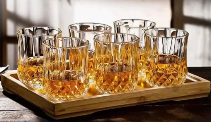 Clear Coke Glass/ Drinks Glass Set of 06 Pieces
