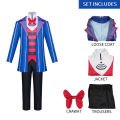 Vox Cosplay Hazbin Uniform Costume Men's Suit Halloween Costumes. 