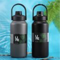 Best Quality 1300ml Stainless Steel Insulated Hot and Cold Jug High Vacuum Flask Water Tumbler with Carry Handle Pull Ring Portable Sports Water Bottle. 
