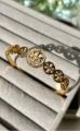 golden colur beautiful breclet for girls. 