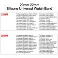 22mm 20mm Magnetic Silicone Strap For Samsung Galaxy Watch 7 4 5 6 Classic S3 Active Band For Amazfit Bip Huawei GT 3 4 Bracelet. 