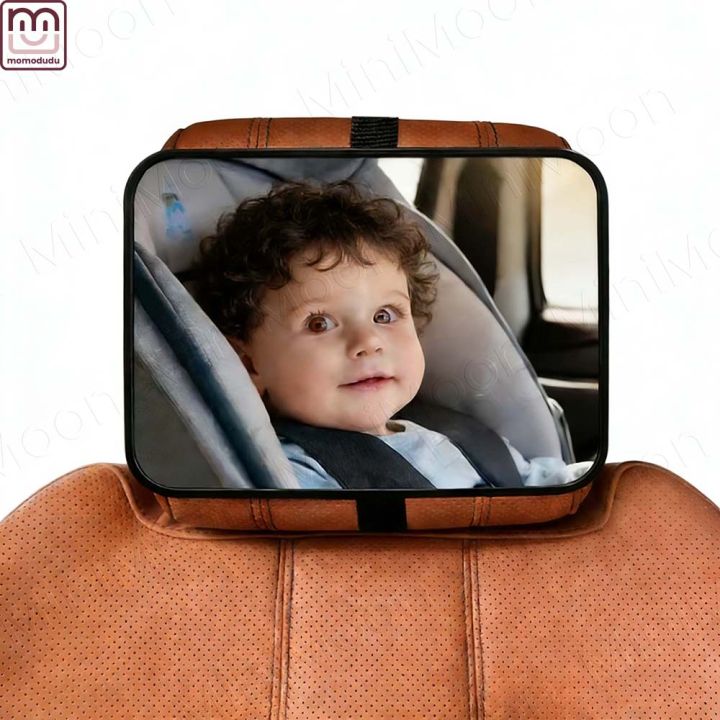 1pc Shatterproof Baby Car Mirror, Universal Rearview for Safe Monitoring of Car Seat, Easy to Install
